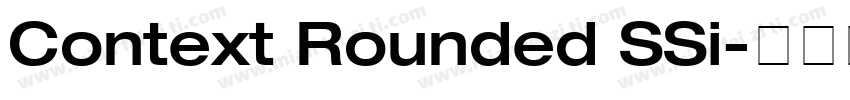 Context Rounded SSi字体转换